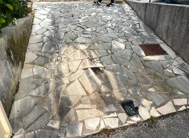 Nettoyage de terrasse et dallage
