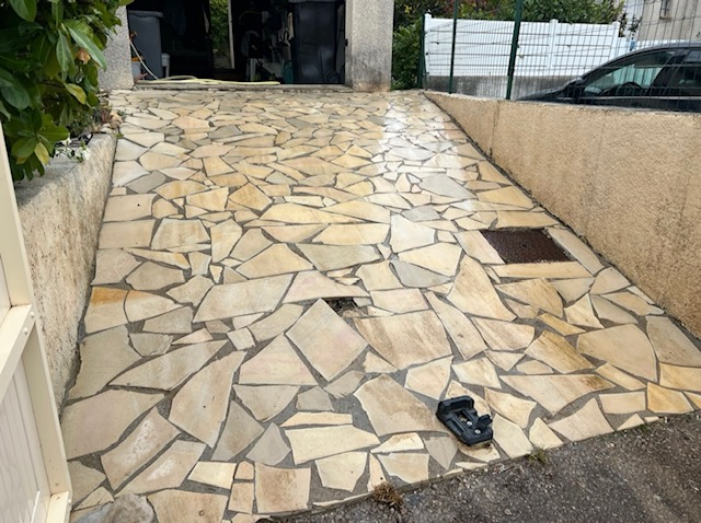 Nettoyage de terrasse et dallage